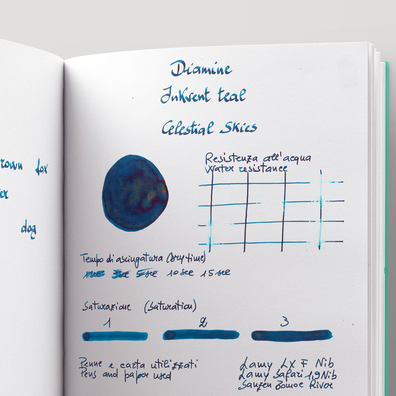 Diamine Diamine Inkvent Celestial Skies Inchiostro 50 ml Teal Edition Shimmer