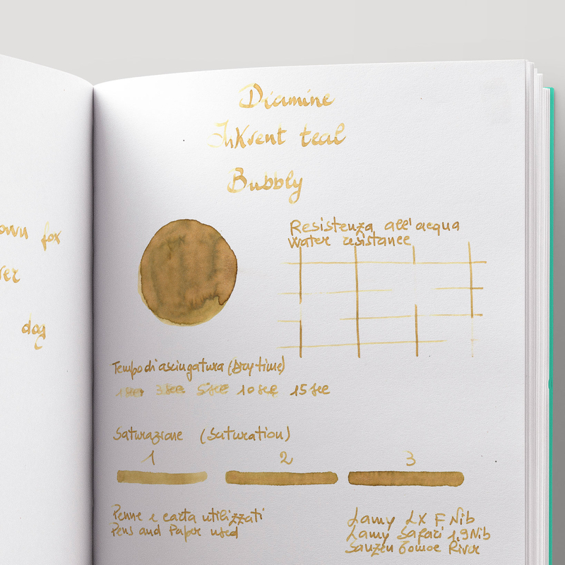 Diamine Diamine Inkvent Bubbly Inchiostro 50 ml Teal Edition Shimmer