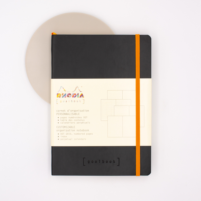 Rhodia Goalbook Notebook A5 Dot Nero