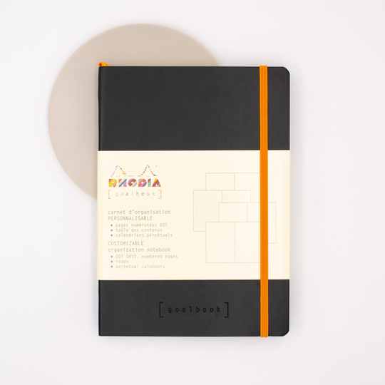 Rhodia Goalbook Notebook A5 Dot Black