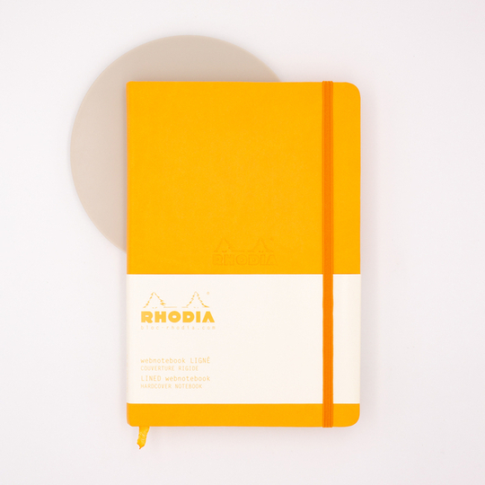 Rhodia Webnotebook A5 Righe Arancione
