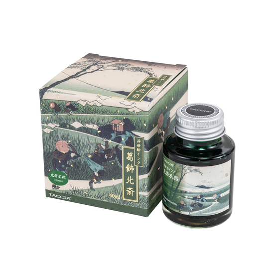 Taccia Ukiyo-e Hokusai Tokusa Ink Bottle 40 ml