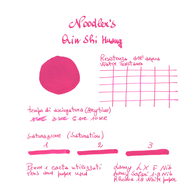 Noodler's Qin Shi Huang Inchiostro 3 oz