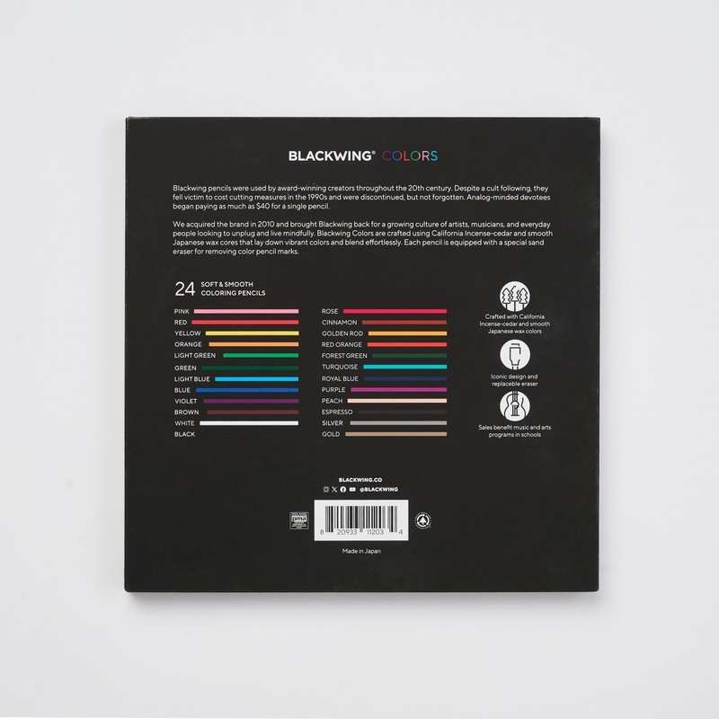 Blackwing Blackwing Colors Set di 24 Matite Colorate