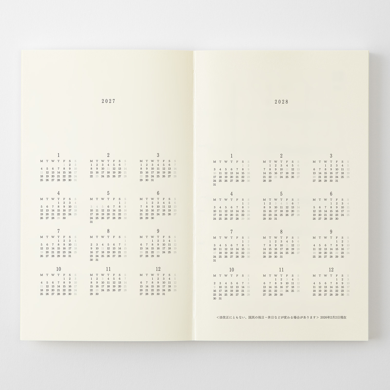 MD Paper MD Notebook Agenda 2027 Settimanale B6