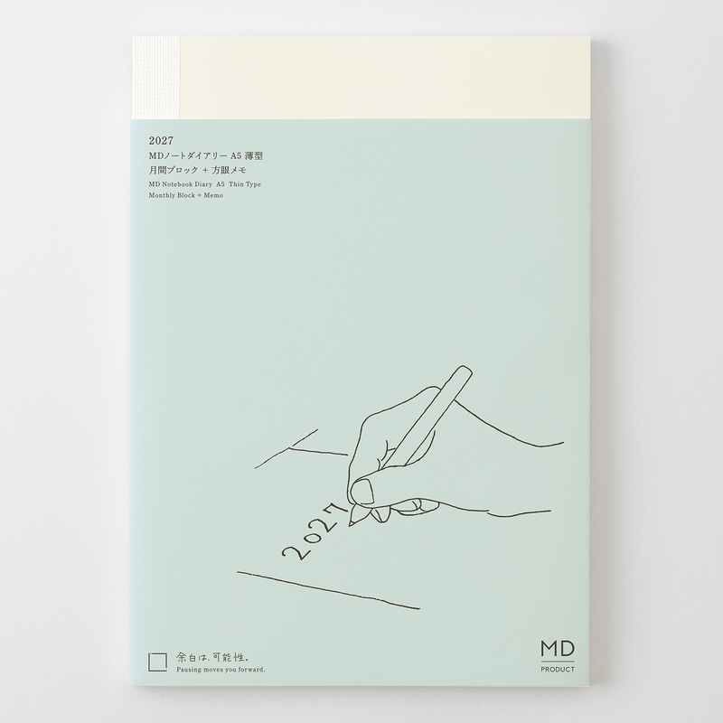 MD Paper MD Notebook Agenda 2027 Settimanale A5 Thin