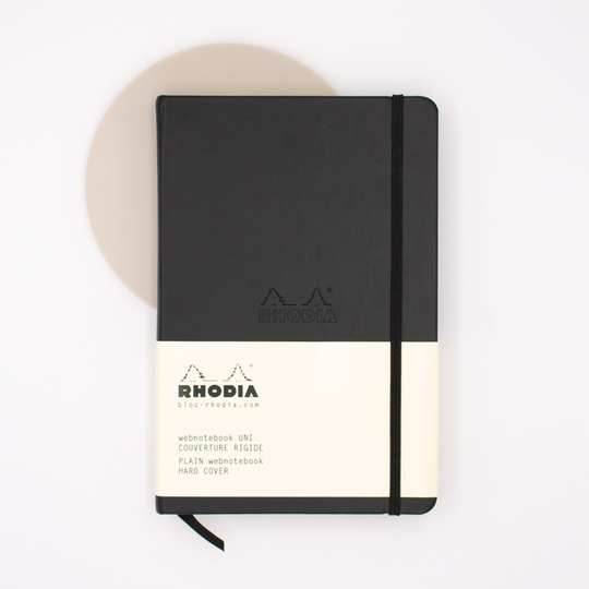 Rhodia Webnotebook A5 Blank Nero