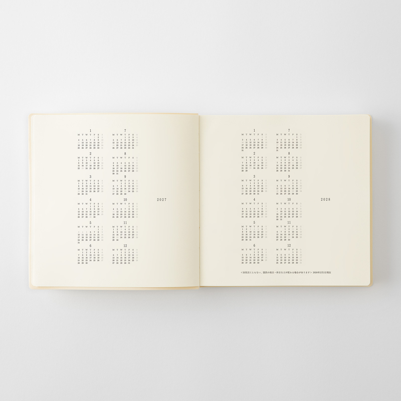 MD Paper MD Notebook Agenda 1 day 1 page 2027 Giornaliera A5 Square