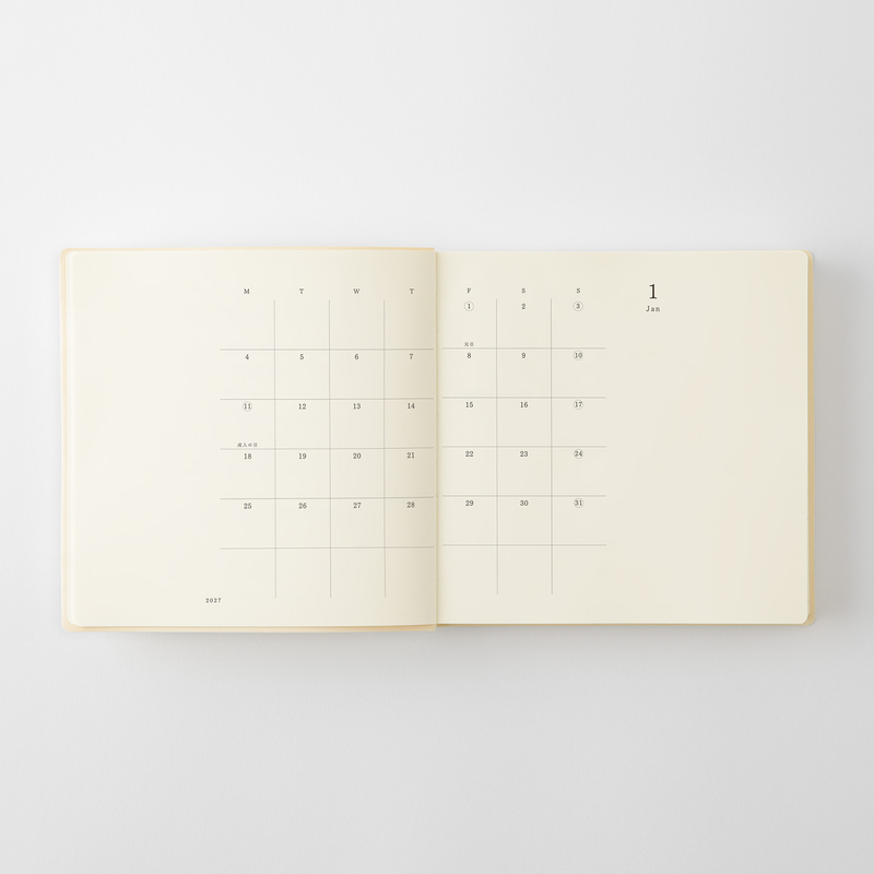 MD Paper MD Notebook Agenda 1 day 1 page 2027 Giornaliera A5 Square