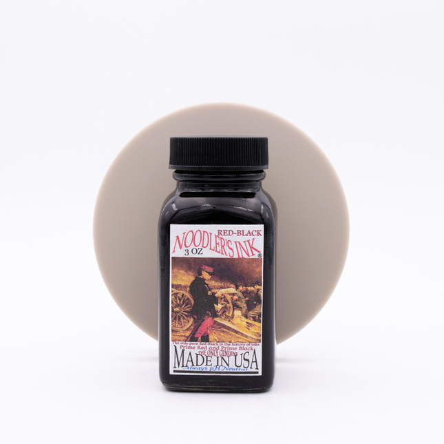 Noodler's Red Black Ink Bottle 3 oz