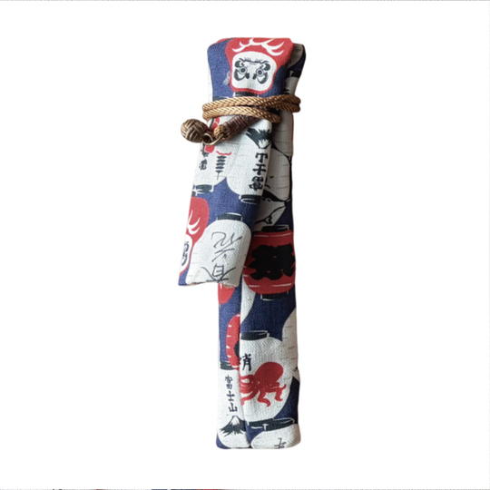 Kyoku Haku Kimono Portapenne 1 Posto Daruma Deep Blue