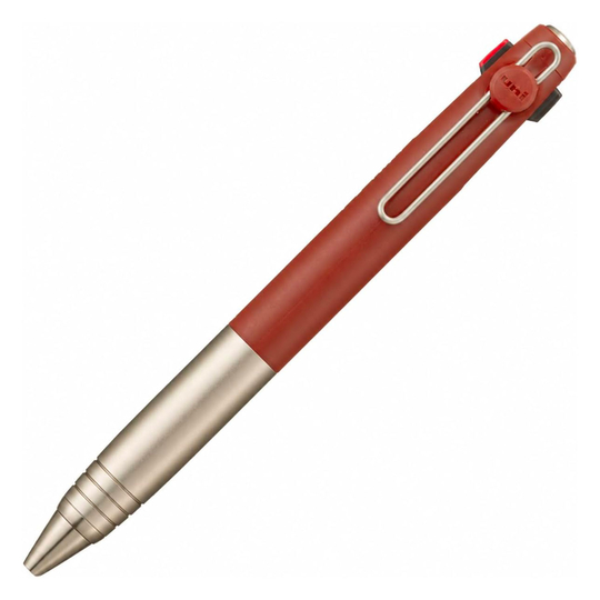 Uni-ball Zento Flow 3 Color 0.5 mm Penna Multifunzione Burgundy