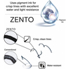 Uni Uni-ball Zento Flow 3 Color 0.38 mm Penna Multifunzione Navy