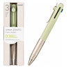 Uni Uni-ball Zento Flow 3 Color 0.38 mm Penna Multifunzione Verde