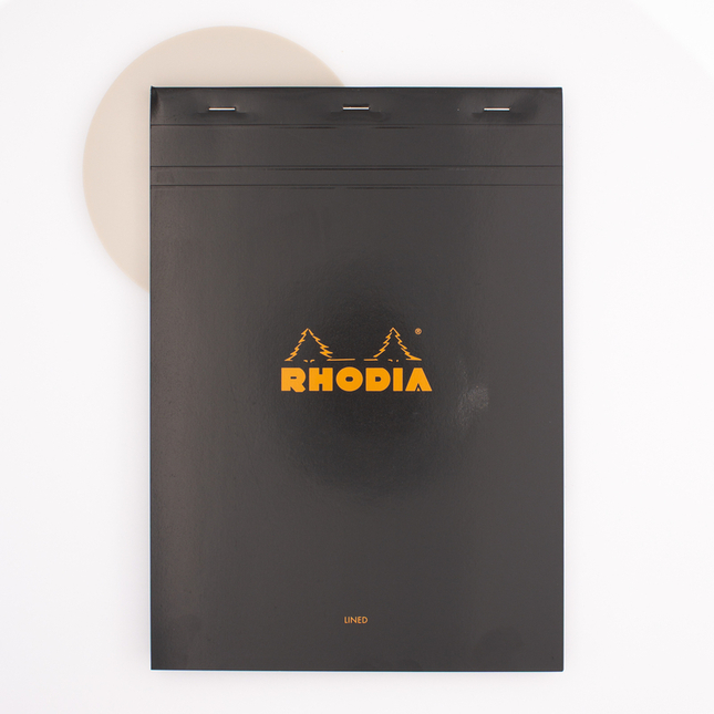 Rhodia Pad no.18 A4 Lined Black