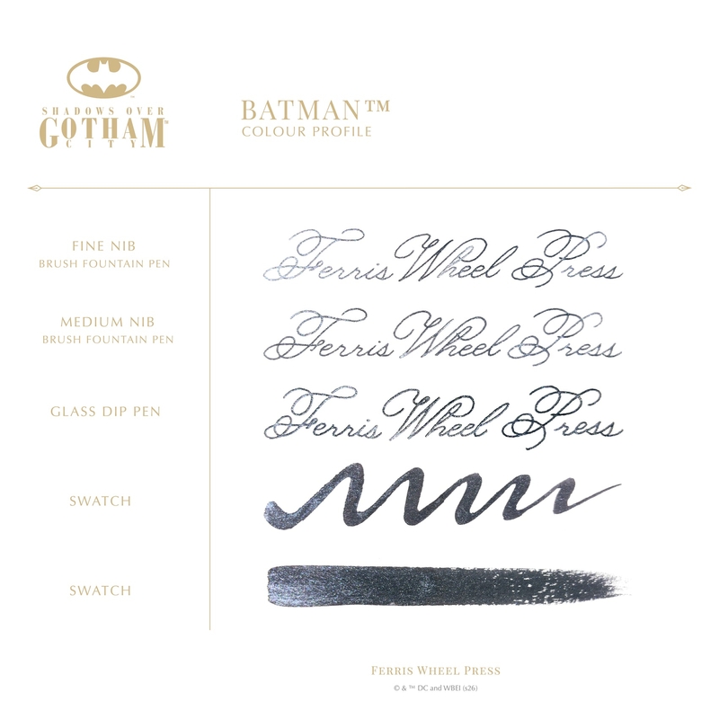 Ferris Wheel Press Ferris Wheel Press x Batman Bat Signal Inchiostro 38 ml Edizione Limitata