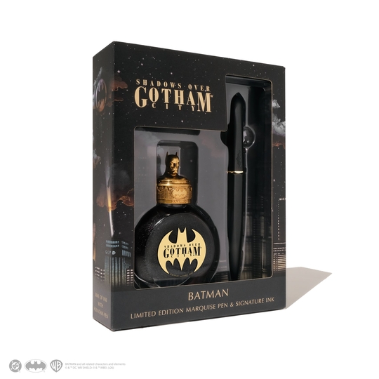 Ferris Wheel Press x Batman Marquise Set Penna Stilografica e Inchiostro Batman