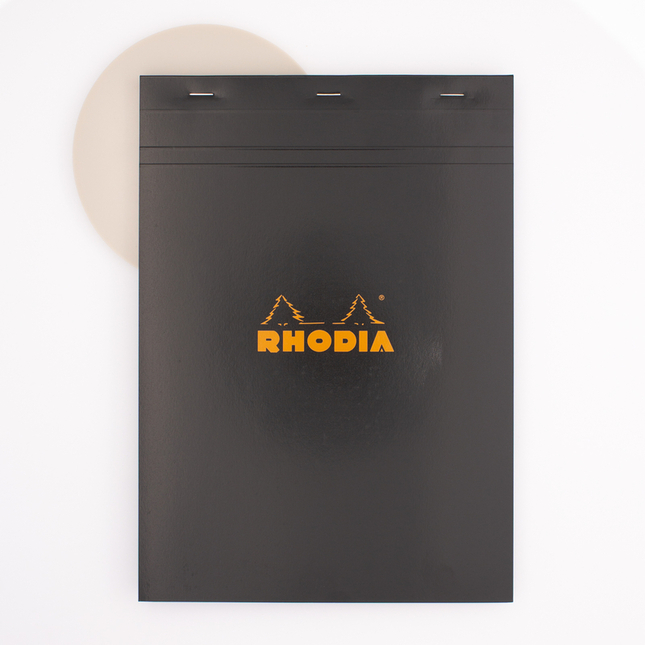 Rhodia Blocco n°18 A4 Quadretti Nero