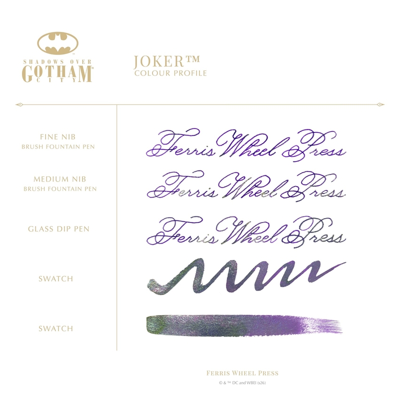 Ferris Wheel Press Ferris Wheel Press x Batman Marquise Set Penna Stilografica e Inchiostro Joker