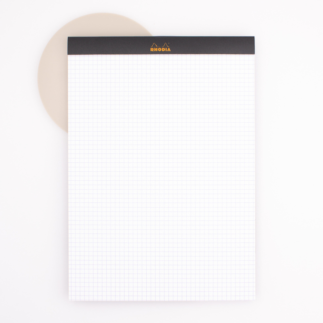 Rhodia Blocco n°18 A4 Quadretti Nero
