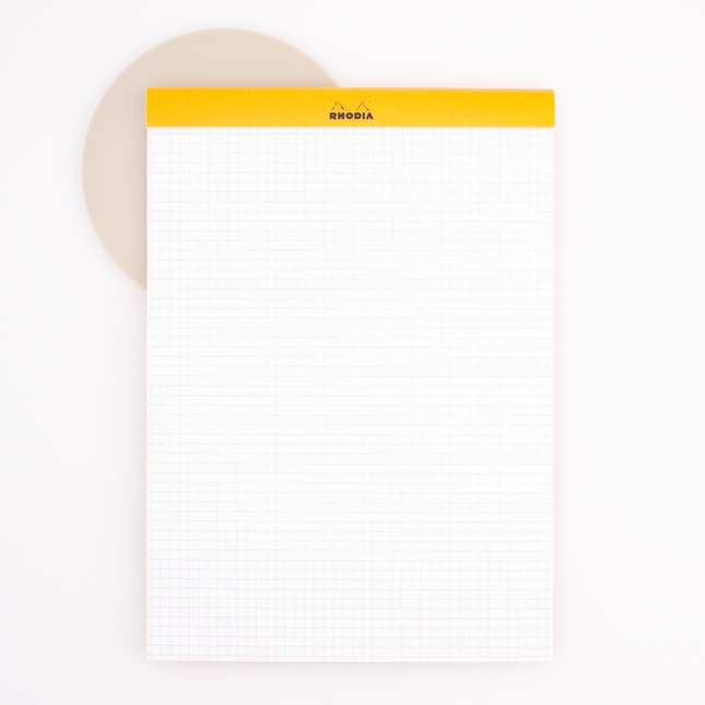 Rhodia Blocco n°18 A4 Quadretti Arancione