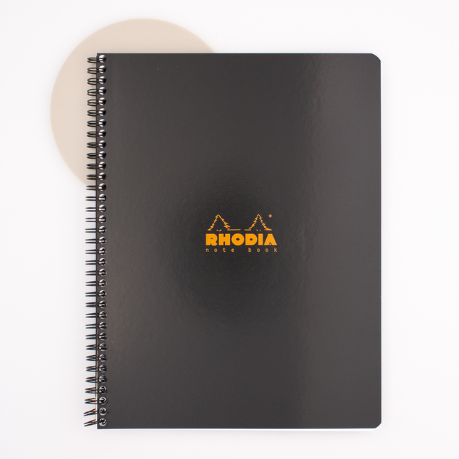 Rhodia Quaderno Spirale A4+ Righe Nero