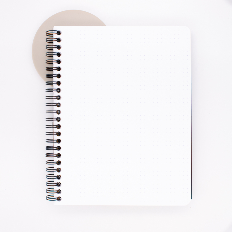 Rhodia Spiral Notebook A5+ Dot Black
