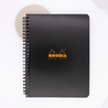 Rhodia Quaderno Spirale A5+ Righe Nero