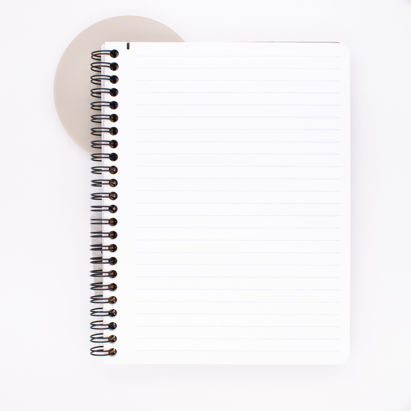 Rhodia Spiral Notebook A5+ Lined Black