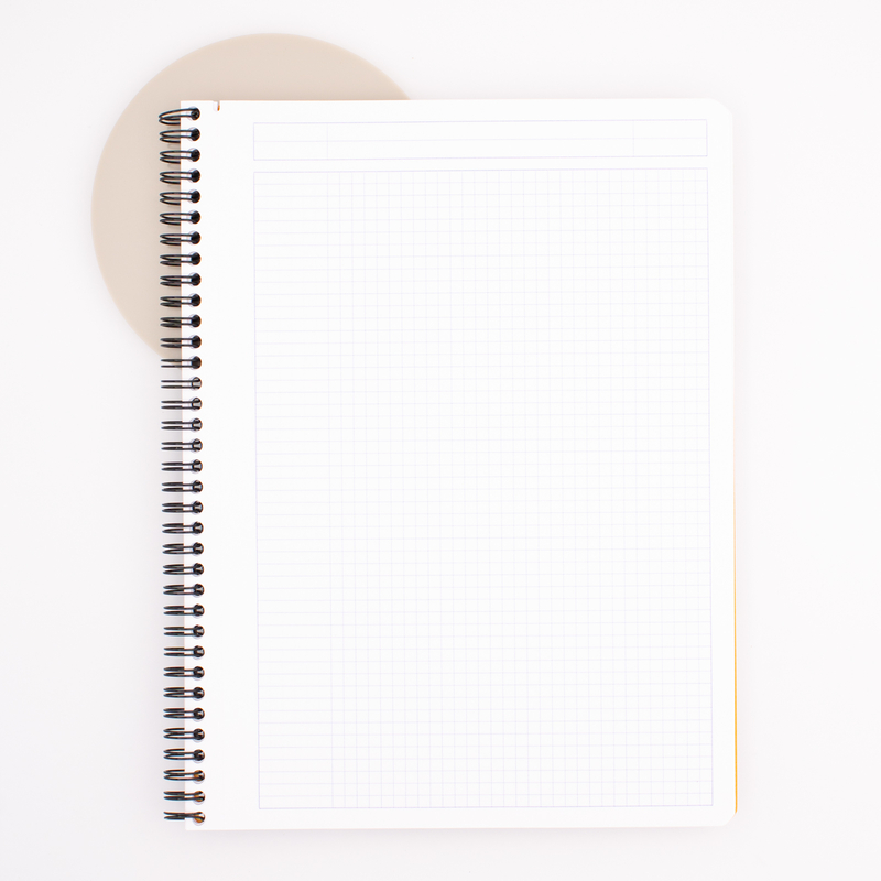 Rhodia Spiral Notebook A4+ Grid Orange