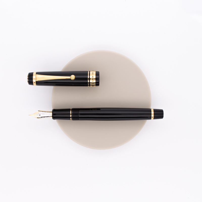 Pilot Custom 845 Urushi Fountain Pen Black Ebonite