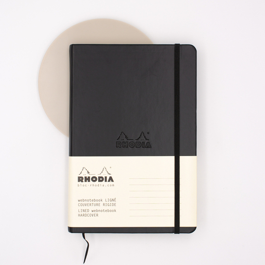 Rhodia Webnotebook A5 Righe Nero