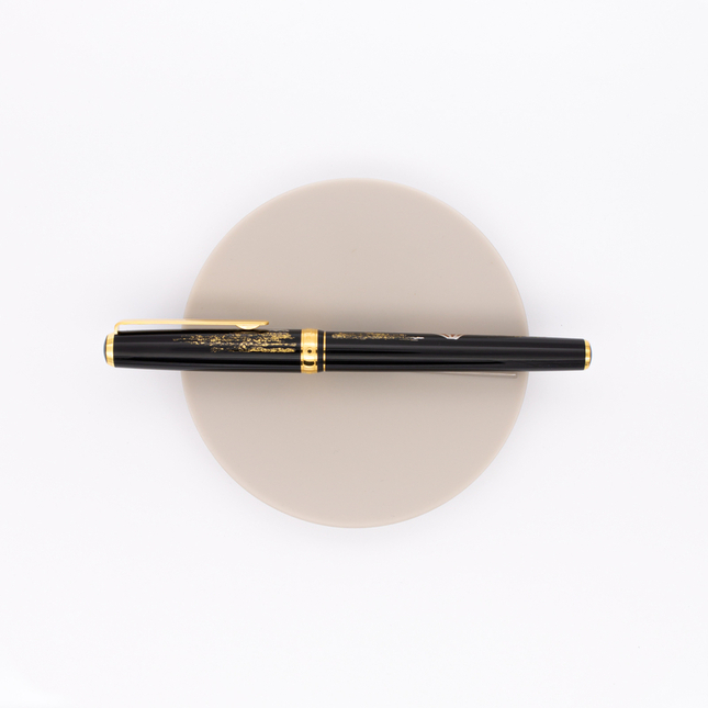 Platinum Vicoh Modern Maki-e Fountain Pen Red Mt. Fuji