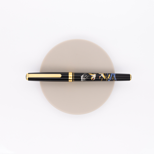 Platinum Vicoh Modern Maki-e Penna Stilografica Crane & Mt. Fuji