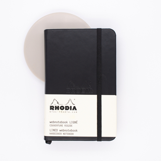 Rhodia Webnotebook A6 Righe Nero