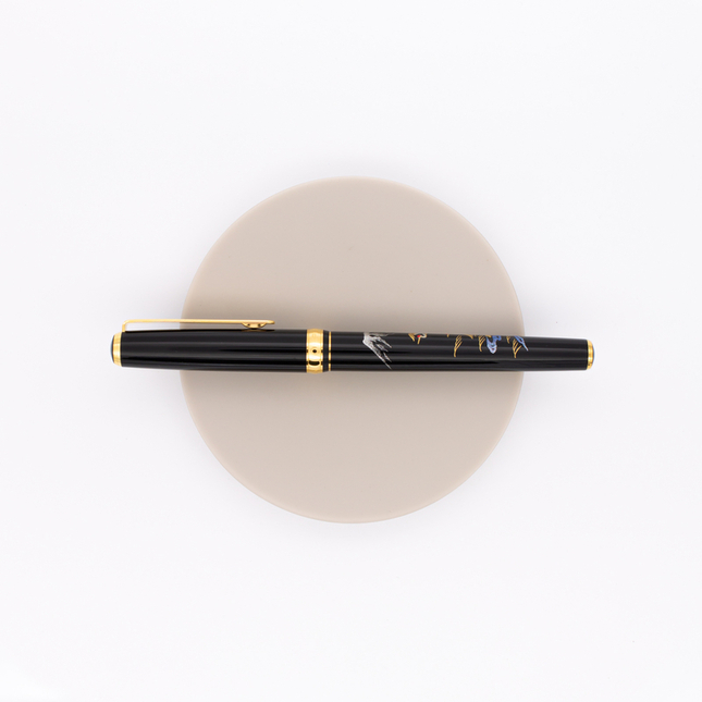 Platinum Vicoh Modern Maki-e Penna Stilografica Crane & Mt. Fuji