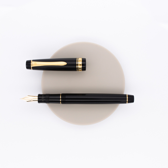 Pilot Justus 95 Penna Stilografica Nera & Oro