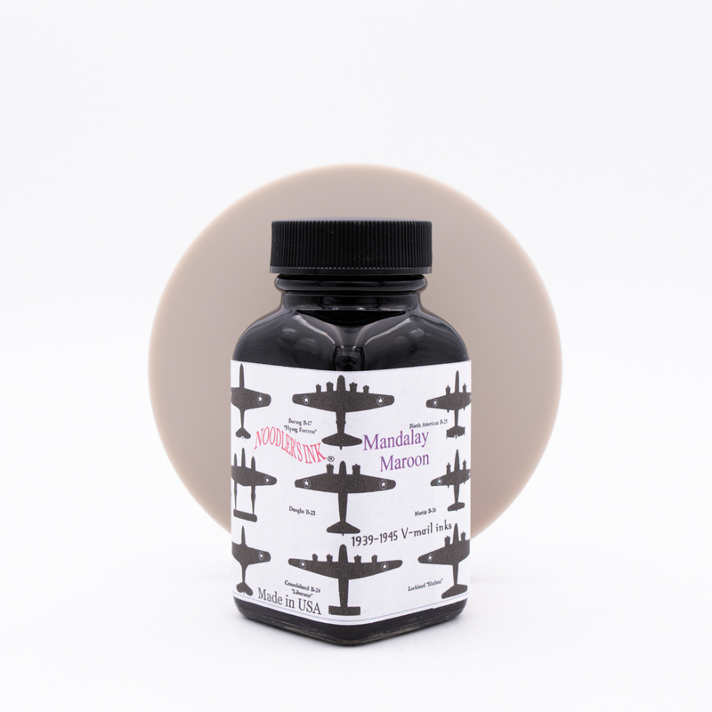 Noodler's V-Mail Mandalay Maroon Ink Bottle 3 oz