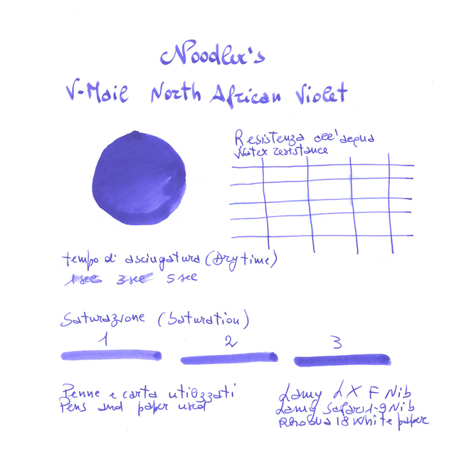 Noodler's V-Mail North African Violet Inchiostro 3 oz