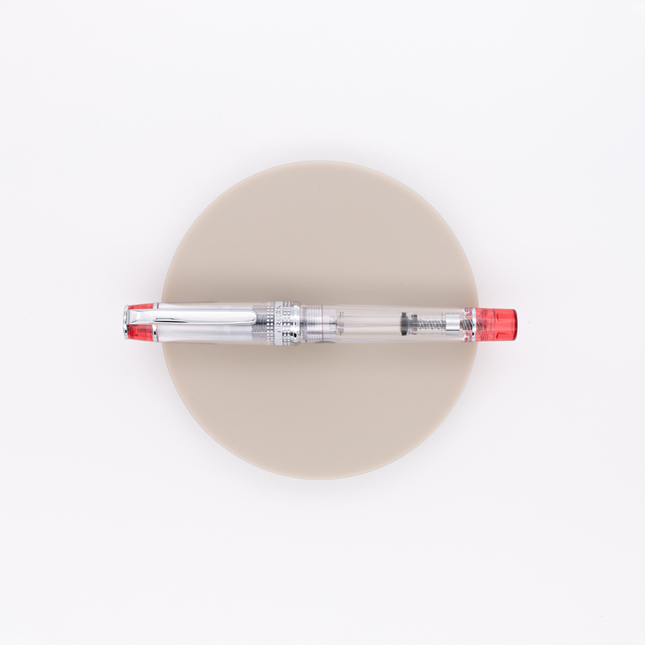 Pilot Prera Penna Stilografica Rossa Trasparente