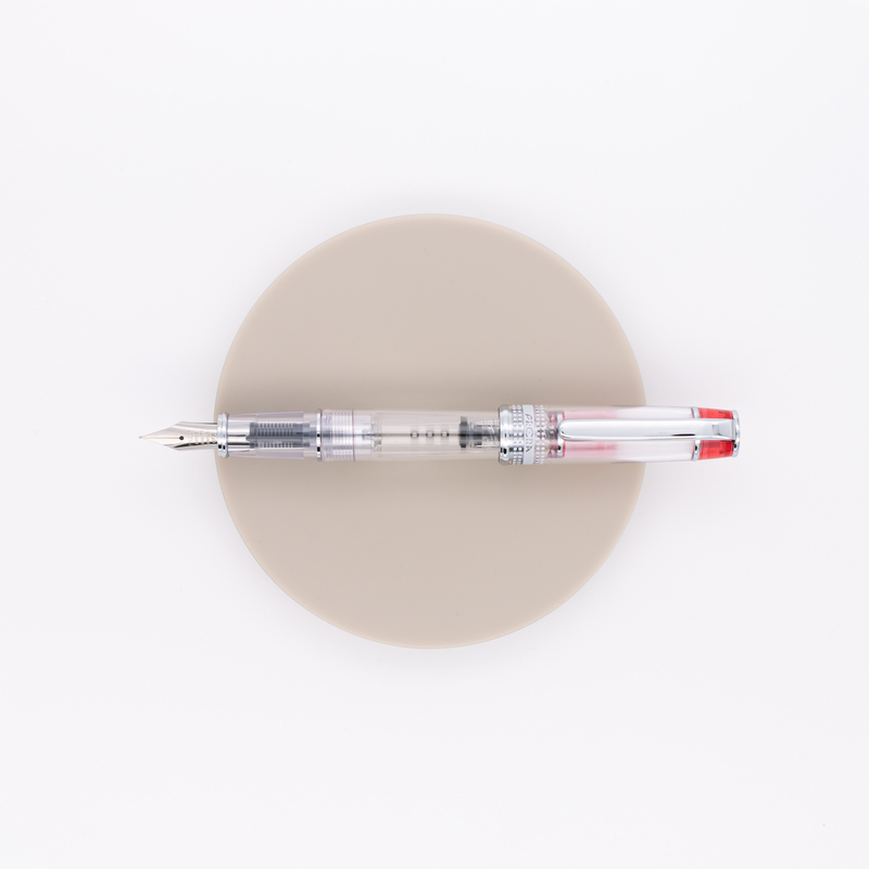 Pilot Prera Penna Stilografica Rossa Trasparente