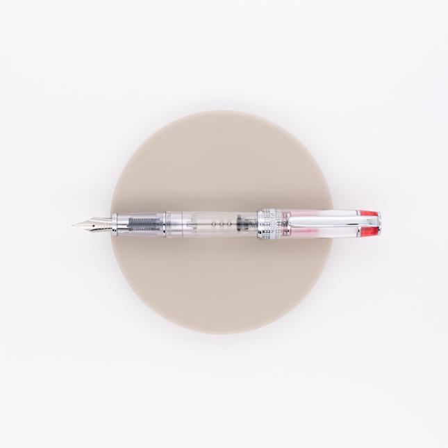 Pilot Prera Penna Stilografica Rossa Trasparente