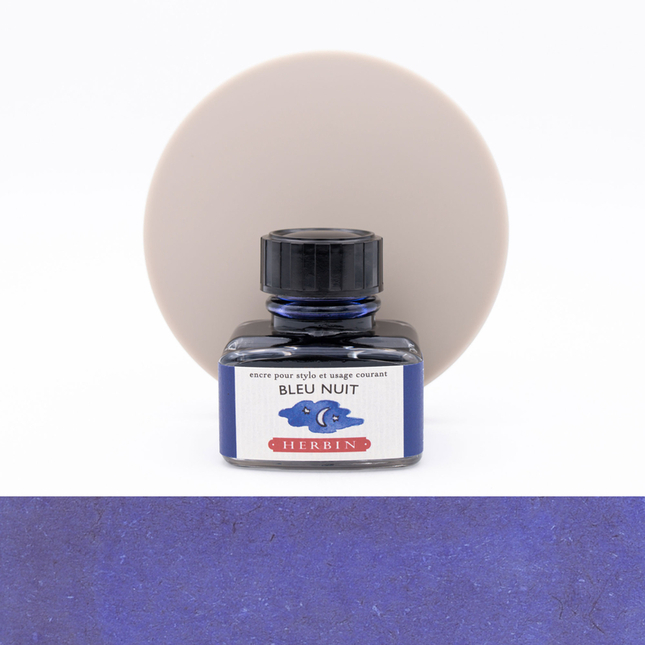 Herbin Bleu Nuit Ink Bottle 30 ml