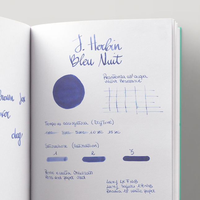 Herbin Bleu Nuit Ink Bottle 30 ml