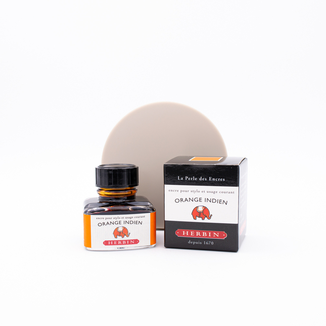 Herbin Orange Indien Ink Bottle 30 ml