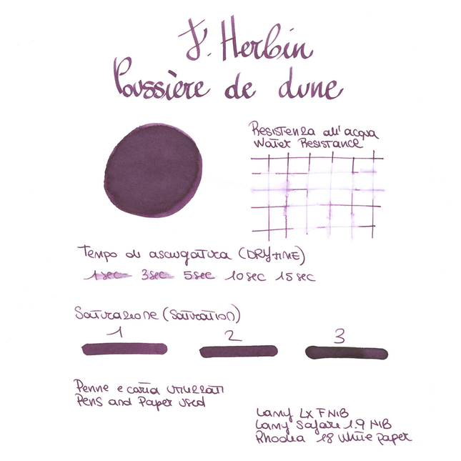 Herbin Poussiere de Lune Inchiostro 30 ml