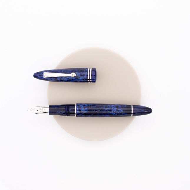 Leonardo Officina Italiana Furore Fountain Pen Blue Galaxy & Rhodium
