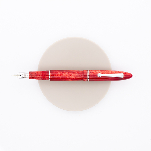 Leonardo Officina Italiana Furore Fountain Pen Red Passion & Rhodium