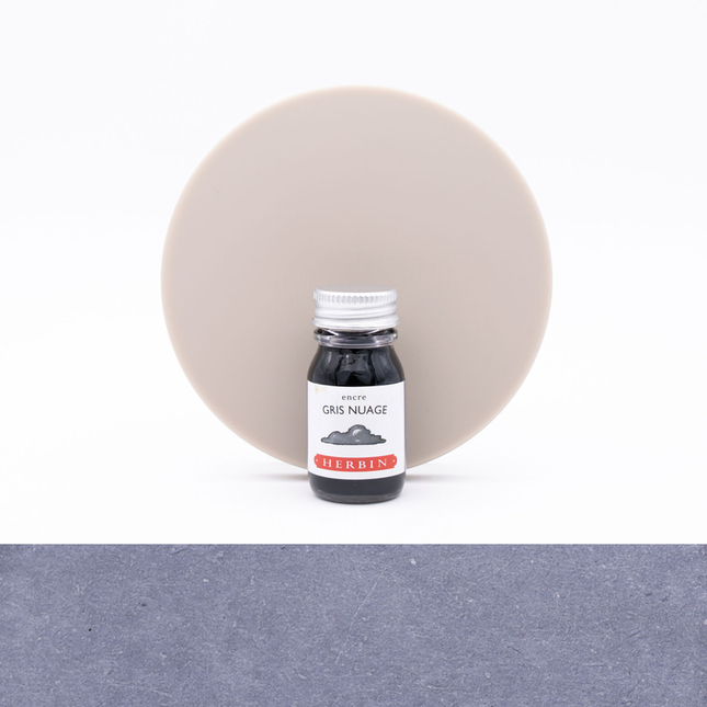 Herbin Gris Nuage Ink Bottle 10 ml