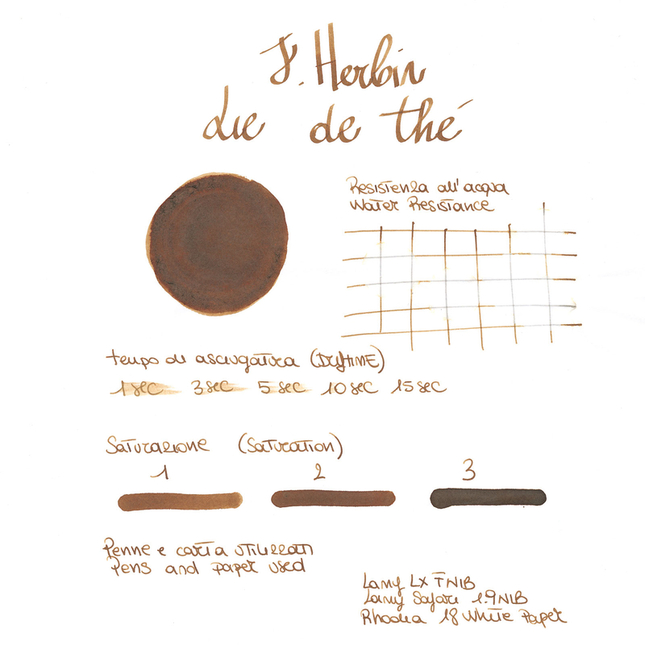 Herbin Lie de The Inchiostro 10 ml